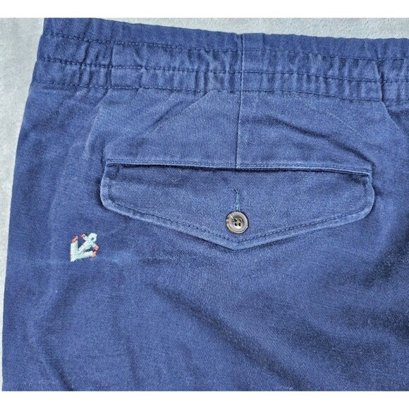 New Polo Ralph Lauren Men’s Pants  Size 2XB Elastic Waist Classic Fit Sailboats - Picture 10 of 12
